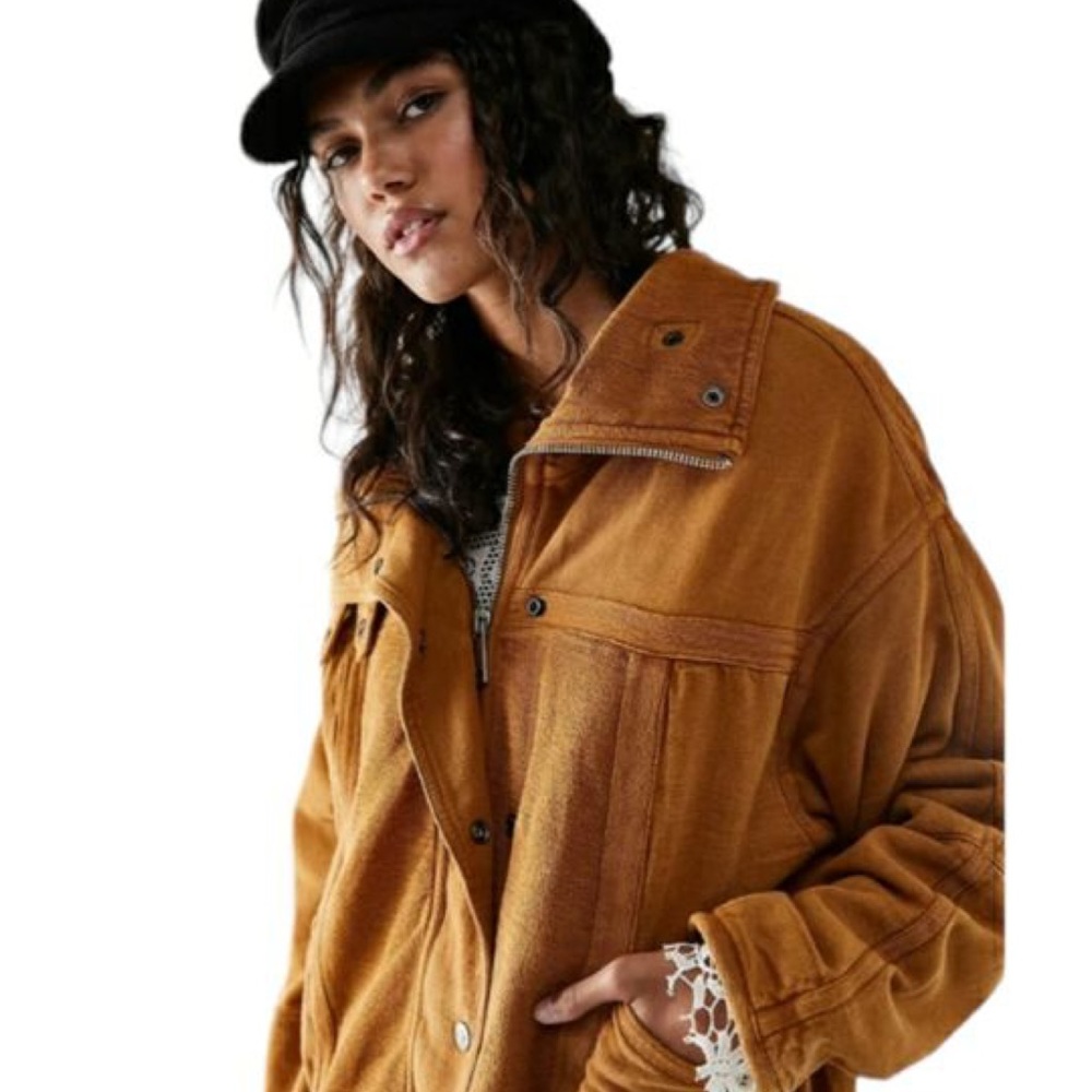[NWT] Free People // We The Free Twist It Aviator Jacket Size: XL
